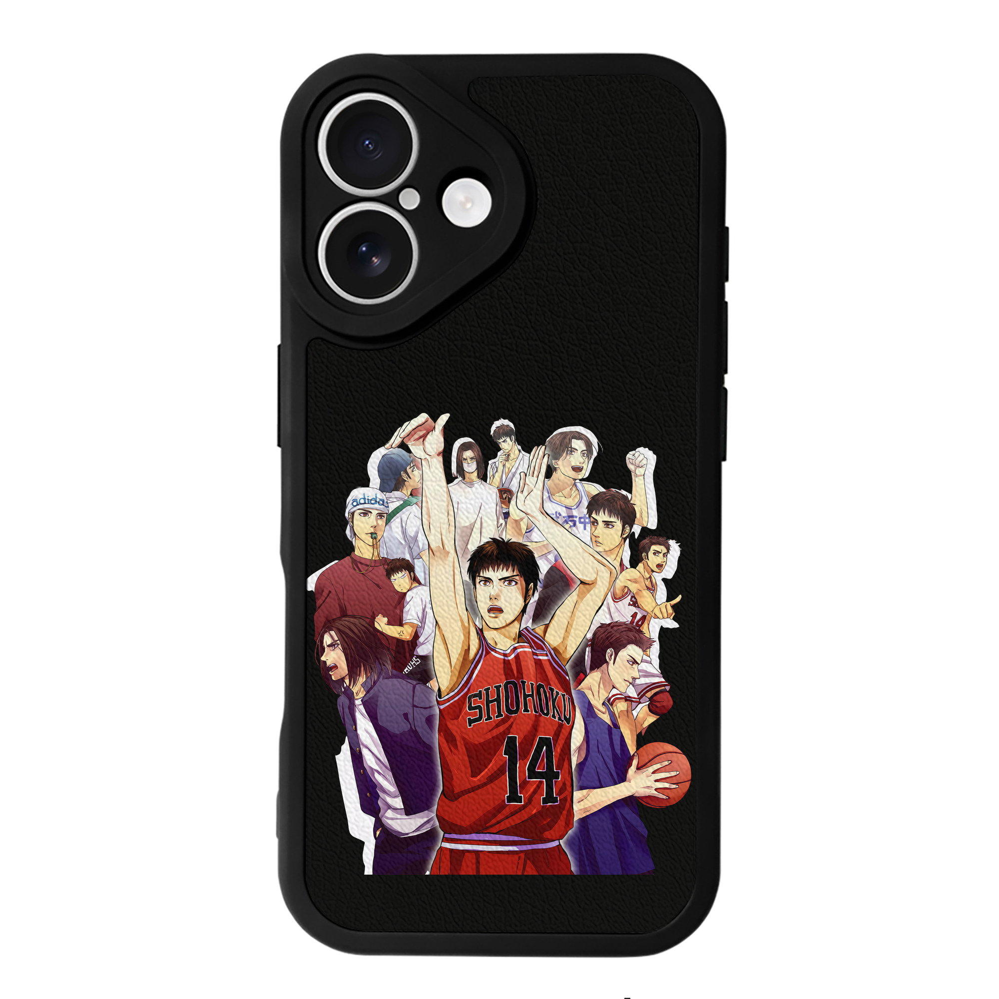 （画像用） SLAM DUNK／スラムダンク 【iPhone 16シリーズ対応】シリコンスマホケース（レザー調） 材質：シリコン